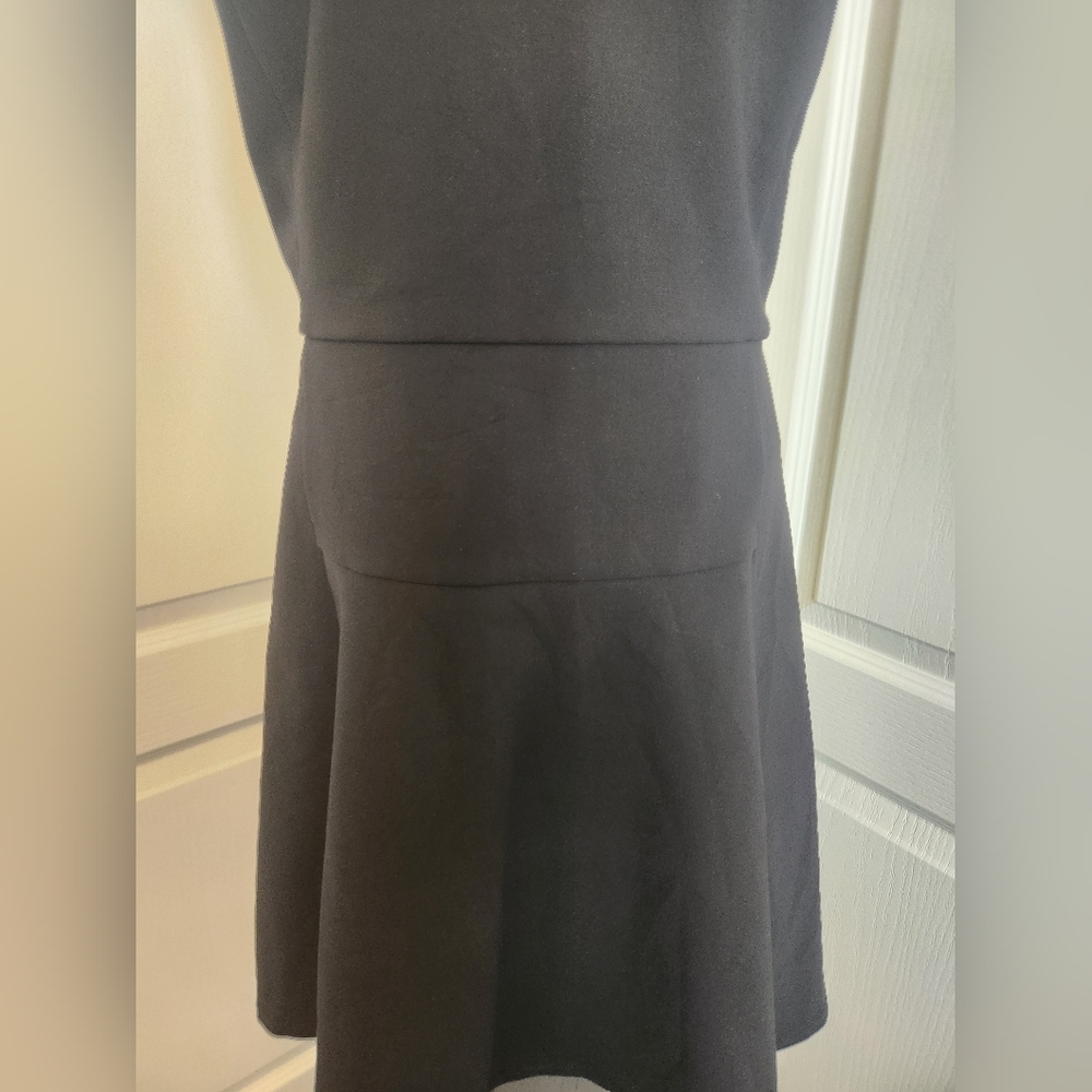 Madewell Black Dress with A- Line Skirt Size 6 - Picture 6 of 7